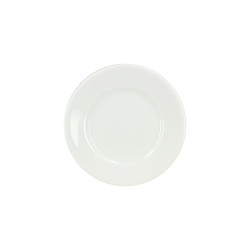 SOUS TASSE A THE NADIA 16CM PORCELAINE BLANCHE