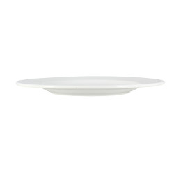 ASSIETTE PLATE WERSAL 30,5CM PORCELAINE BLANCHE