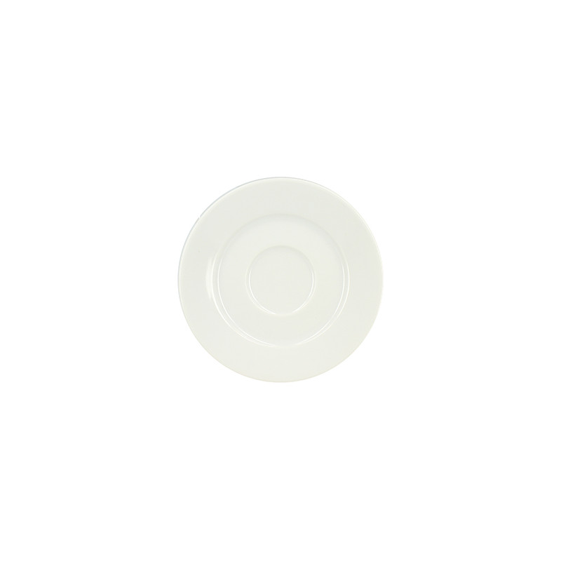 SOUCOUPE WERSAL 14.5CM  PORCELAINE BLANCHE