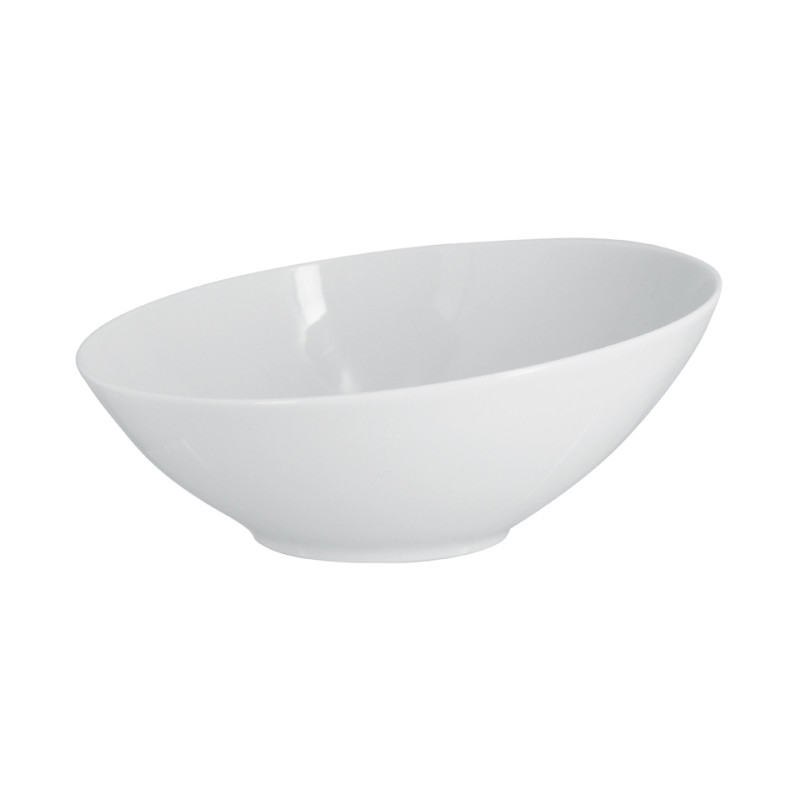 BOL À SALADE LODGE 23.5CM EN PORCELAINE BLANCHE