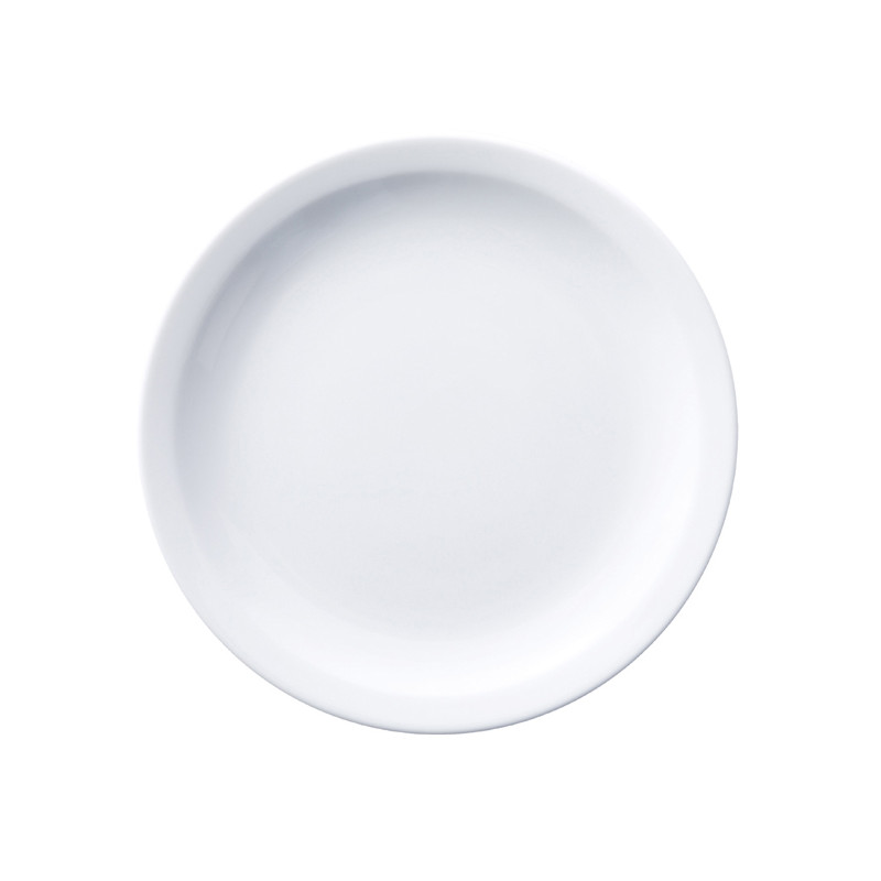 ASSIETTE PLATE 24.5CM UNIVERSAL PORCELAINE BLANCHE