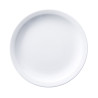 ASSIETTE PLATE 24.5CM UNIVERSAL PORCELAINE BLANCHE