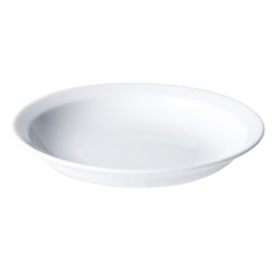 ASSIETTE CREUSE UNIVERSAL 22CM EN PORCELAINE BLANCHE
