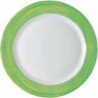 ASSIETTE PLATE BRUSH VERT 25,4CM