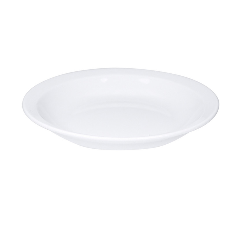 ASSIETTE CREUSE UNIVERSAL 15CM EN PORCELAINE BLANCHE
