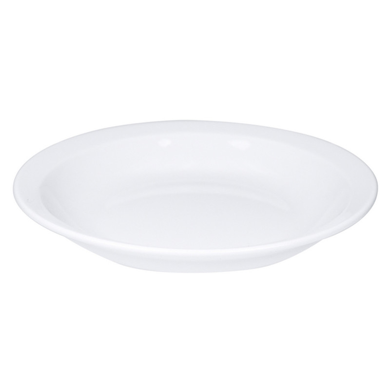 ASSIETTE CREUSE UNIVERSAL 13.5CM EN PORCELAINE BLANCHE