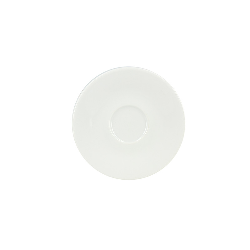SOUS TASSE PAULA 12CM PORCELAINE BLANCHE