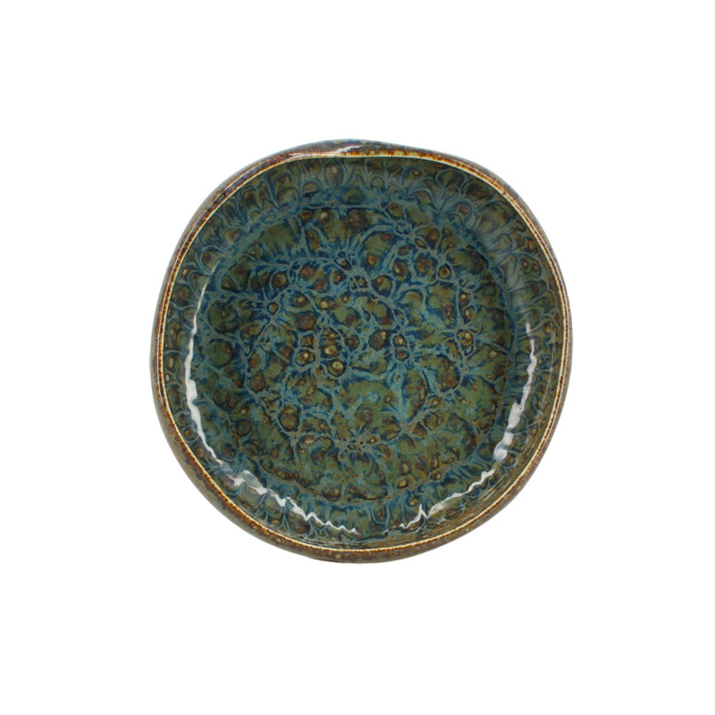 ASSIETTE VENUS 19CM EN PORCELAINE BLEU