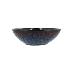 COUPELLE COSTA 19.5X4.5CM EN GRÈS BLEU