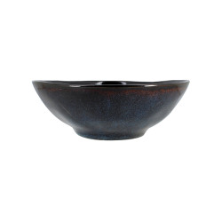 COUPELLE COSTA 19.5X7CM EN GRÈS BLEU