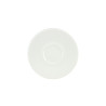 SOUCOUPE  PAULA 14CM PORCELAINE BLANCHE