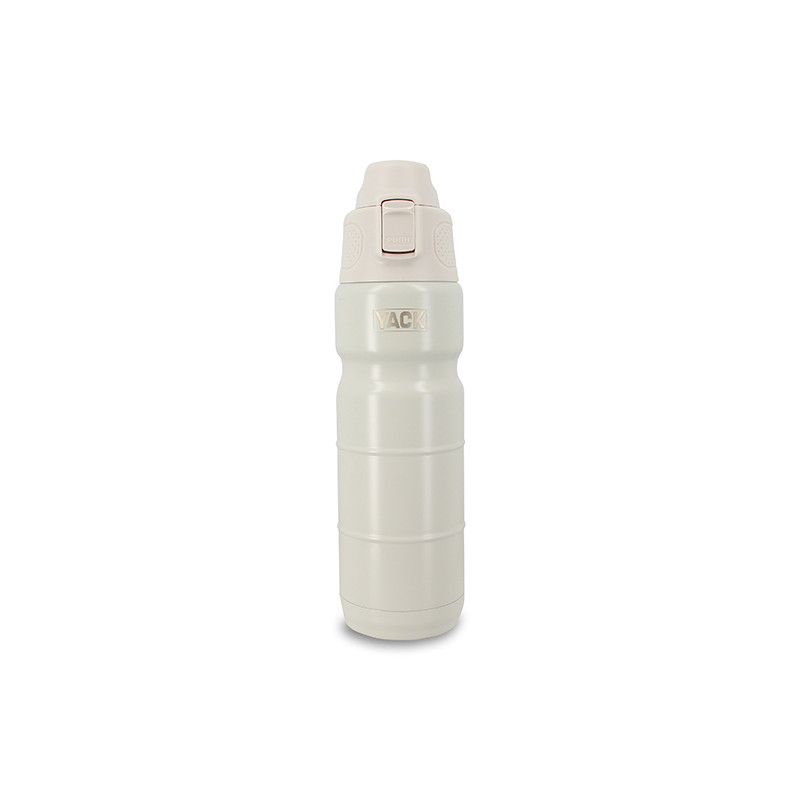 BOUTEILLE ISOTHERME YACK 50CL EN ACIER INOXYDABLE BLANC