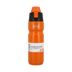 BOUTEILLE ISOTHERME YACK 50CL EN ACIER INOXYDABLE ORANGE
