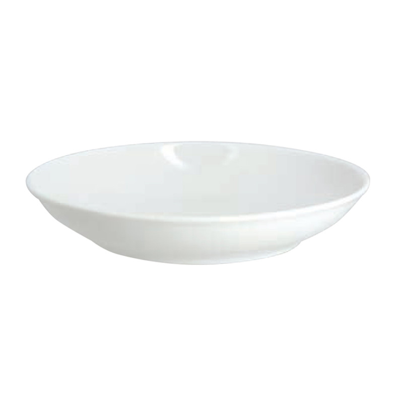 ASSIETTE À COUSCOUS 23CM EN PORCELAINE BLANCHE