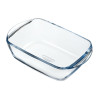 PLAT BASE RECTANGLE POUR AIRFRYER 23X15CM EN VERRE BOROSILICATE