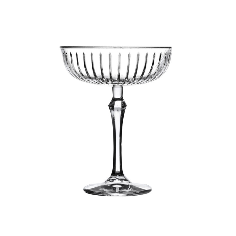 BOITE DE 4 COUPES À CHAMPAGNE JOY 24,5CL EN VERRE TRANSPARENT