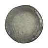 ASSIETTE PLATE IRAZU 26CM EN FAIENCE GRIS