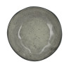 ASSIETTE CREUSE IRAZU 20CM EN FAIENCE GRIS