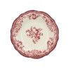 ASSIETTE CREUSE FAUSTINE 22CM EN GRÈS ROSE