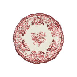 ASSIETTE À DESSERT FAUSTINE 21CM EN GRÈS ROSE