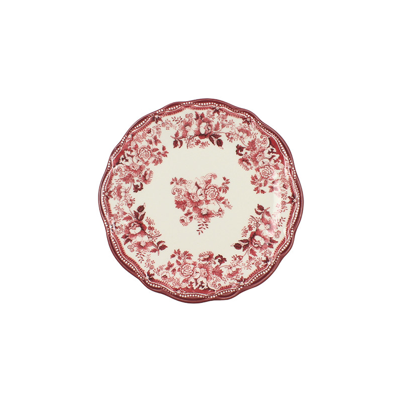 ASSIETTE À DESSERT FAUSTINE 21CM EN GRÈS ROSE
