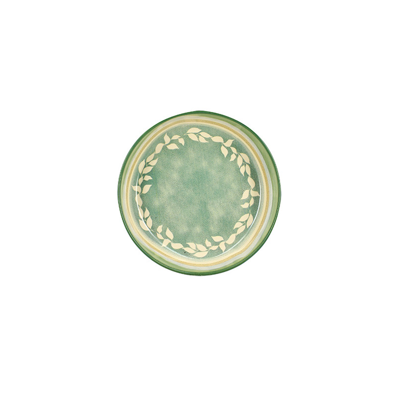COUPELLE CAPRIA 16CM EN FAIENCE VERT