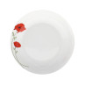 ASSIETTE CREUSE 20.5CM COQUELICOT EN PORCELAINE