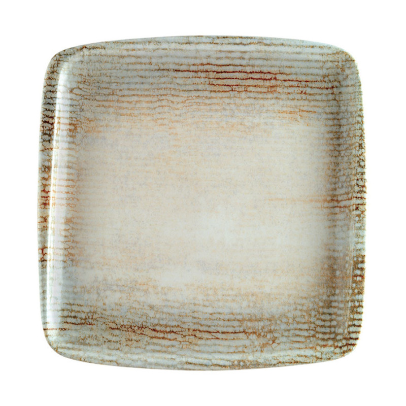 ASSIETTE CARRÉ MOOVE PATERA 27X25CM PORCELAINE
