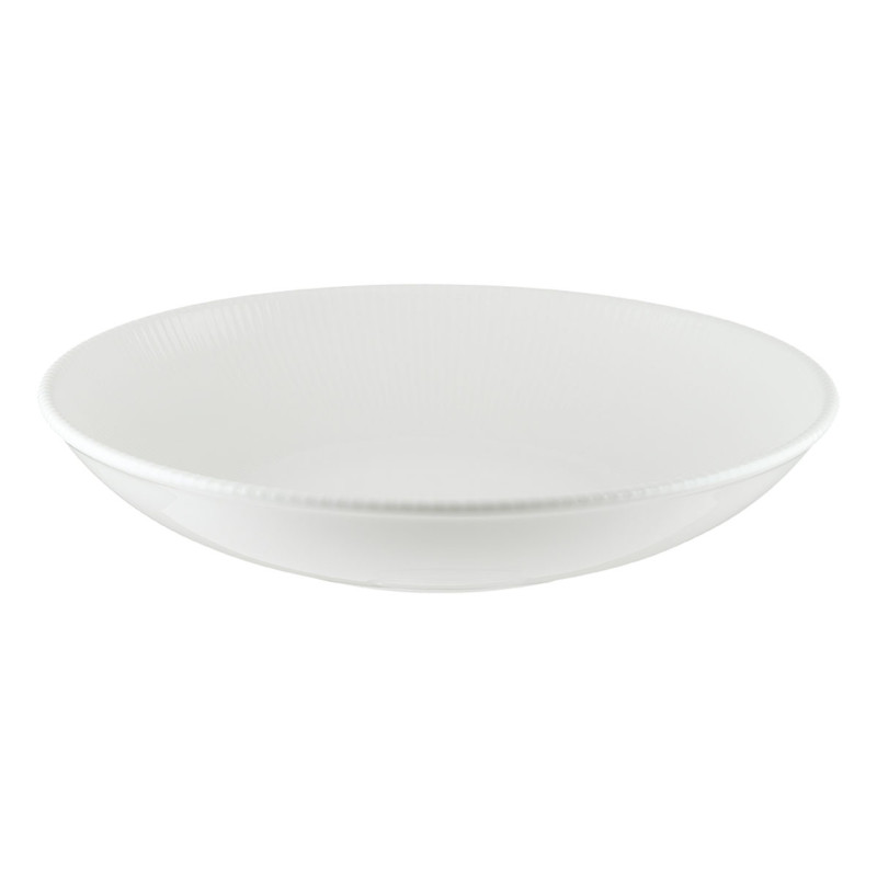ASSIETTE CREUSE IRIS WHITE 23CM PORCELAINE