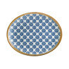 ASSIETTE OVALE LOTUS MOOVE 25CM PORCELAINE