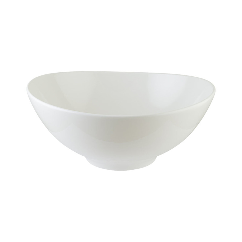BOL AGORA KASE 25CM EN PORCELAINE BLANCHE