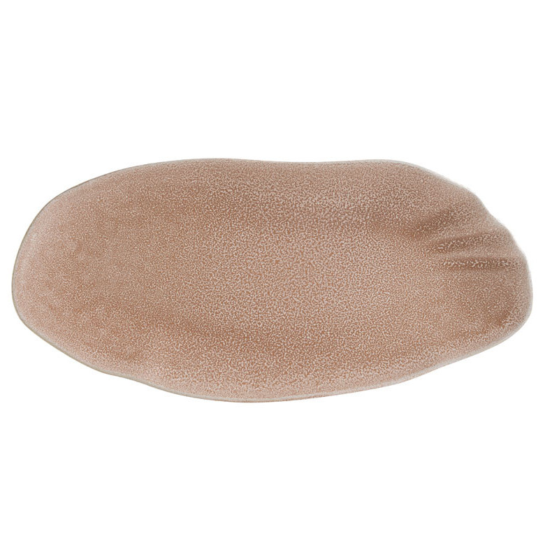 ASSIETTE RECTANGULAIRE BLUSH TONE 31CM PORCELAINE