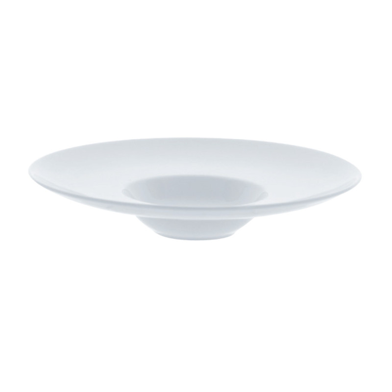 ASSIETTE À PÂTES 22CM BASSIN 10 CM EN PORCELAINE BLANCHE