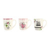 MUG ROSIE 33CL DÉCOR FLORAL PORCELAINE NEW BONE