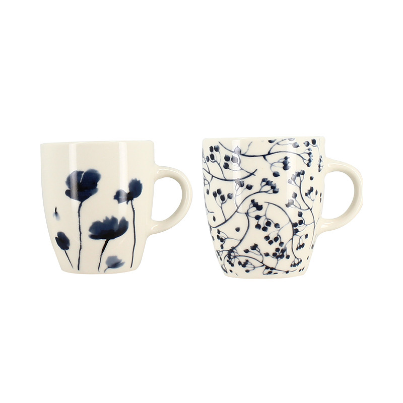 TASSE 23CL LIBERTY 2 COULEURS ASSORTIES NEW BONE CHINA