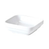 RAVIER CARRÉ CAFÉTÉRIA 11CM 20CL EN PORCELAINE BLANCHE