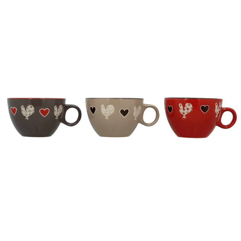 JUMBO POULE 30CL 3 COULEURS ASSORTIES