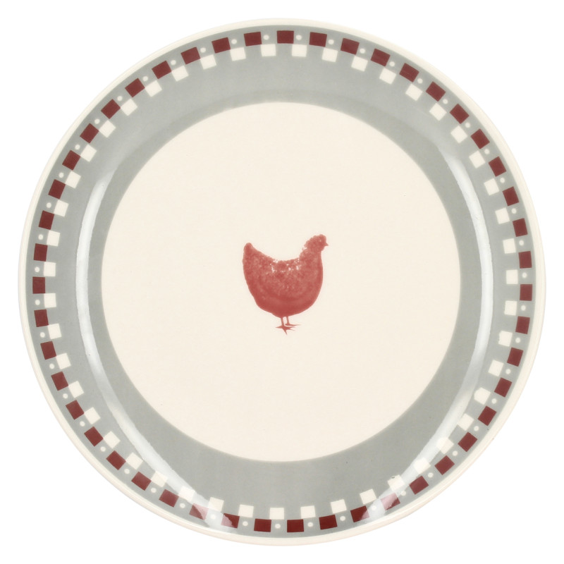 ASSIETTE PLATE GALLINA 26CM EN GRÈS
