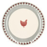 ASSIETTE PLATE GALLINA 26CM EN GRÈS