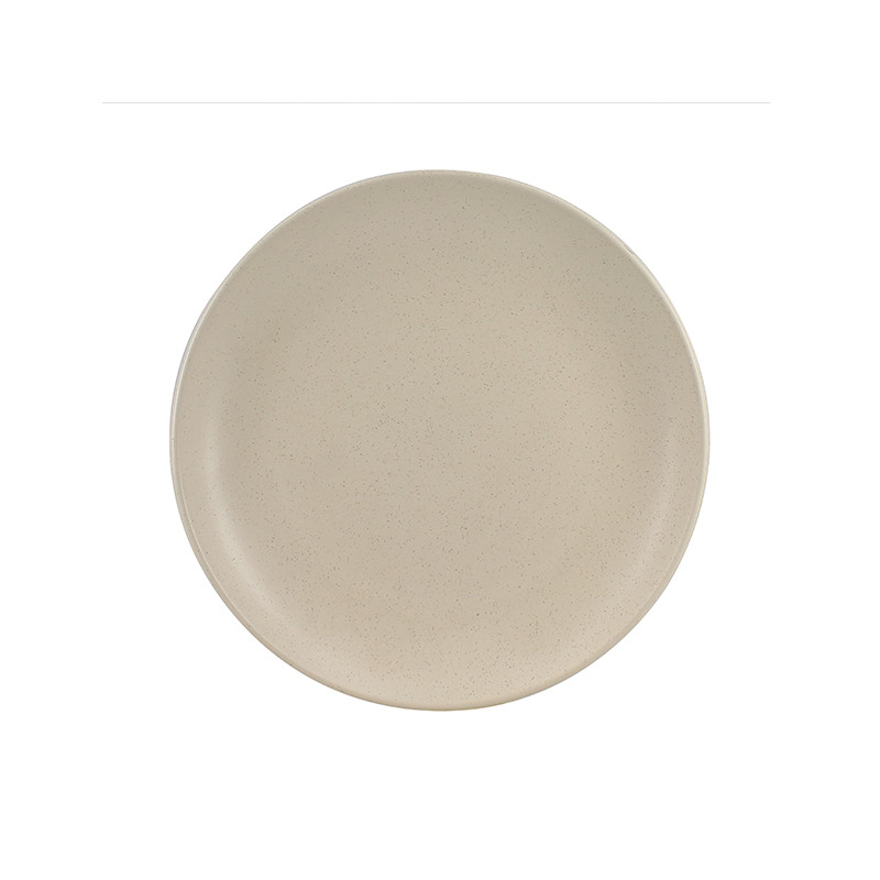 ASSIETTE PLATE ARITA 27CM EN GRÈS BEIGE