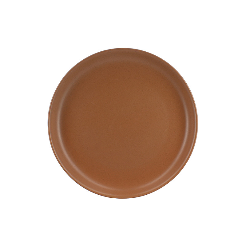 ASSIETTE PLATE ARITA 27CM EN GRÈS MARRON