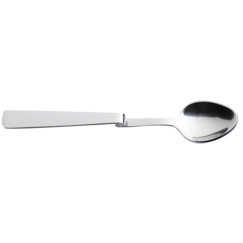 CUILLÈRE À MOKA COUDÉE DRAKKAR 10CM INOX 18/0