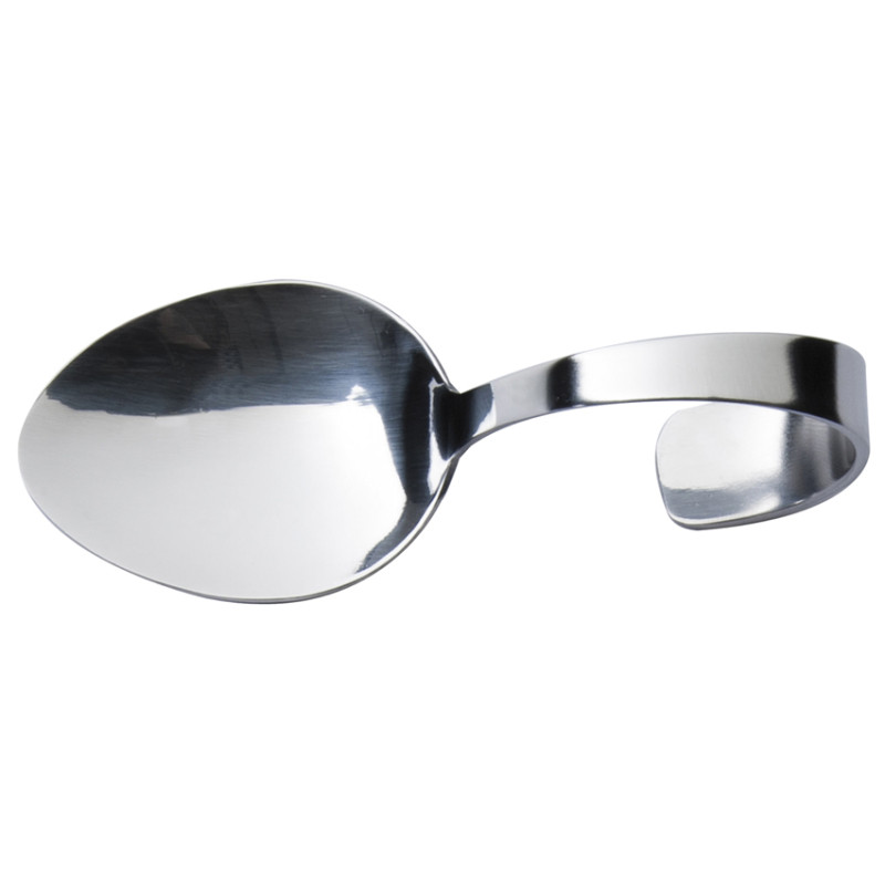 CUILLÈRE À DÉGUSTATION ROULÉE DRAKKAR 11CM INOX 18/0