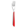 FOURCHETTE TABLE ÉCLAT EN ACIER INOXYDABLE ROUGE