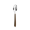 CUILLÈRE À CAFÉ ÉCLAT 13.5CM ACIER INOXYDABLE EFFET BOIS FONCÉ