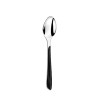 CUILLÈRE À CAFÉ ÉCLAT 13.5CM ACIER INOXYDABLE EFFET BOIS NOIR