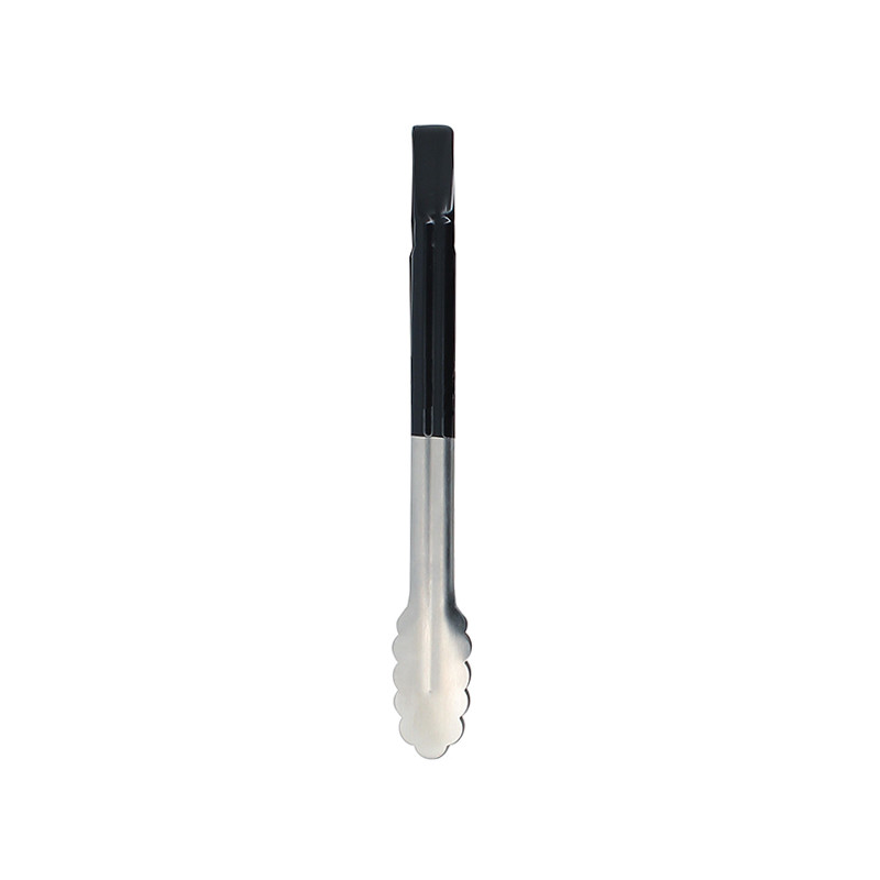 PINCE À SERVIR 35 CM PVC NOIR ET INOX