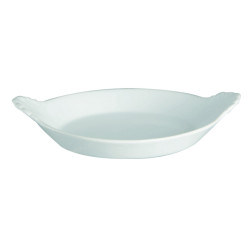 PLAT À OEUF 15.5X13CM BLANC...