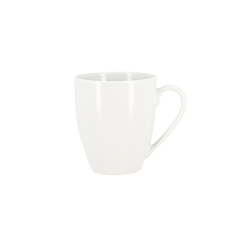 MUG WHITE 35CL FORME OBUS EN PORCELAINE