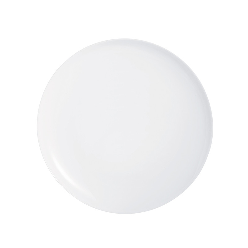 LOT DE 6 ASSIETTES À PIZZA ÉVOLUTION BLANCHE 32CM